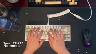 Do Mods Improve The Bakeneko65? Tape, Pe Foam, And Polyfill Sound Test