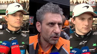 Full Lando Norris, Oscar Piastri & Andrea Stella Post Race Interviews | Sao Paulo GP Brazil 2025 Update