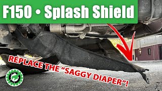 2017-2024 F150 Replacement Splash Guard | Splash Shield | Skip Plate • The Saggy Diaper!