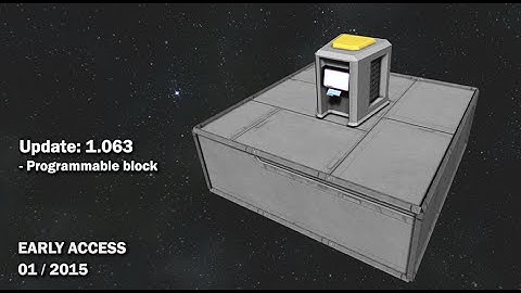 Space Engineers - Update 01.063: Programmable block