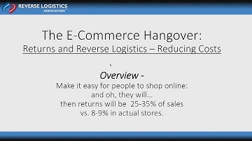 The E-commerce Hangover: Returns and Reverse Logistics