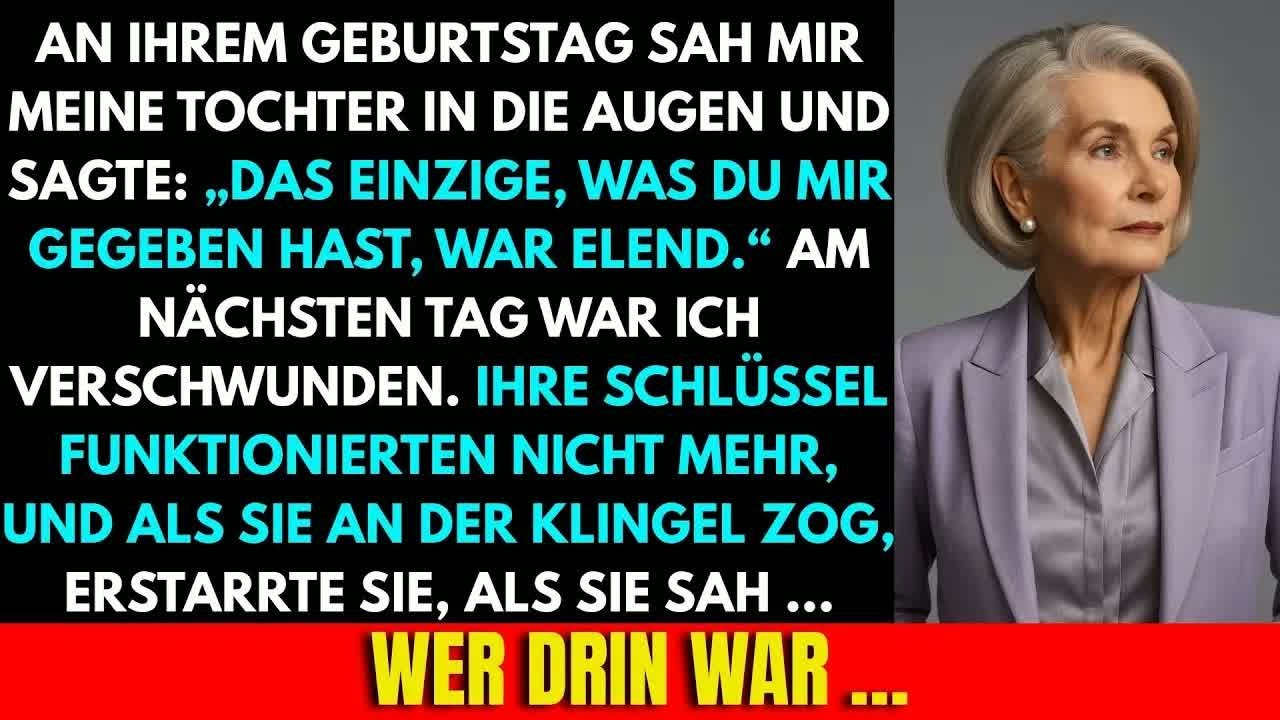 An Seinem Geburtstag Sagte Mein Sohn, Dass Ich Ihm Nur Elend Gab  Am Nächsten Tag Bereute Er Es…
