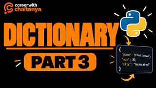Python Dictionary in Python | Part 3 | Python Full Stack News