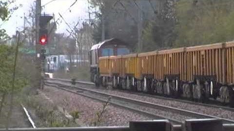 Class 66s at Green drift Royston | (European style) | VERY RARE!