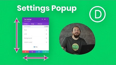 How To Set The Default Height, Width, And Position Of The Divi Builder Settings Popup