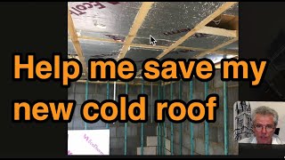 Can I save my sweating cold flat roof with no vapour barrier ?