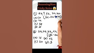 Number Series Most Tricky Question || simple Trick In Seconds | Logical Reasoning Trick #reasoning