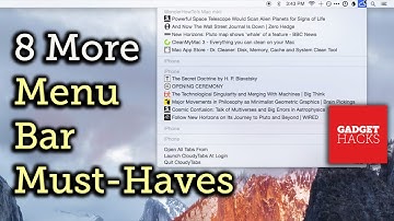 8 (More) Menu Bar Apps Every Mac Power User Needs [How-To]