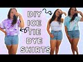 DIY ICE TIE DYE T-SHIRTS FOR LESS THAN $10