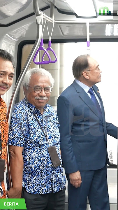 PM Anwar cuba kemudahan aerotrain di KLIA