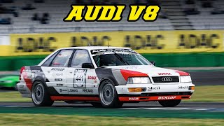 1990 Audi V8 DTM | High revving V8 Racing at Hockenheimring