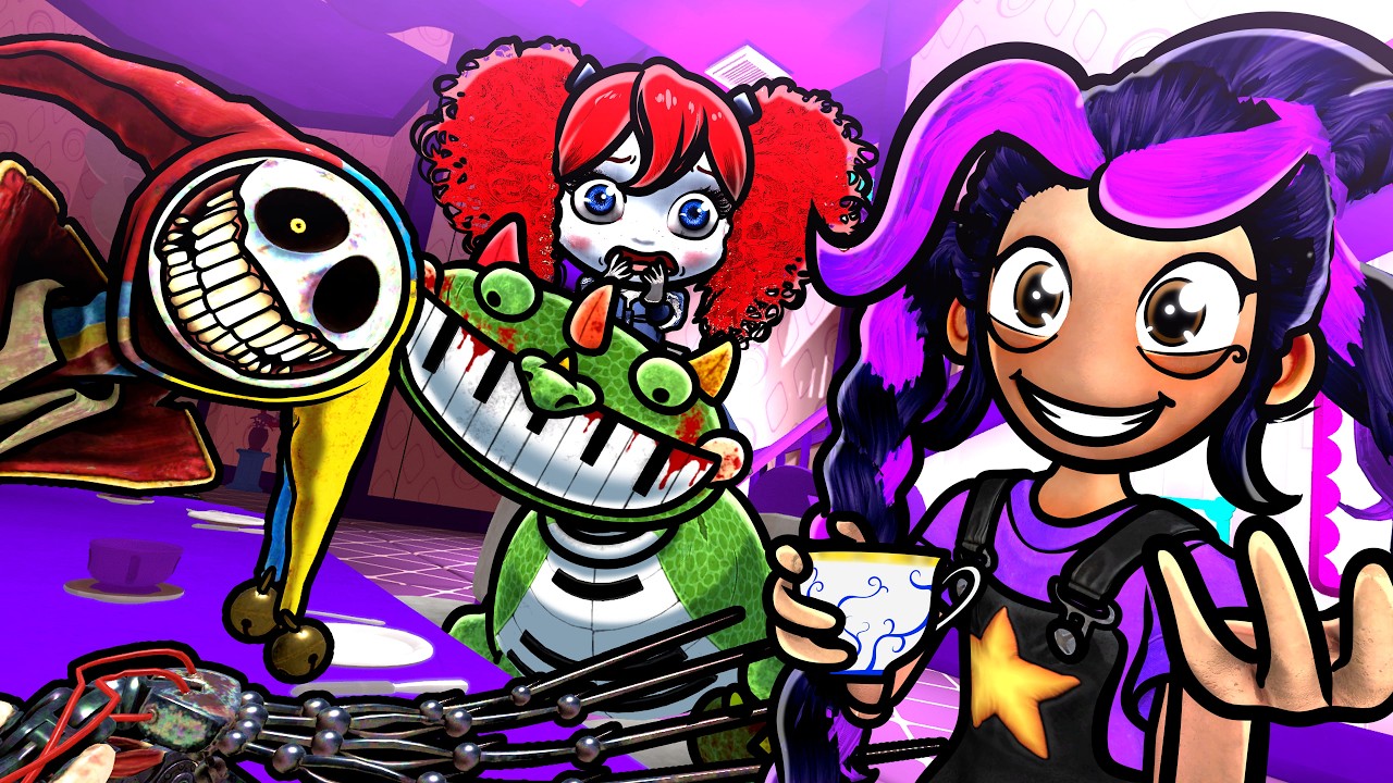 Lily Lovebraids reuniu TODOS para a HORA DO CHÁ em Poppy Playtime 5