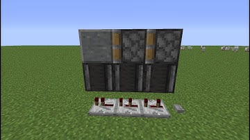 How to make a 1x3 double piston extender in minecraft! (Tileable)