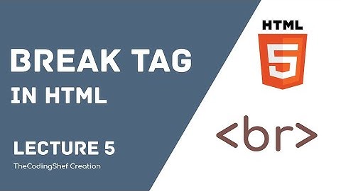 Line break tag in HTML- Hindi| Html tutorial for beginners in hindi