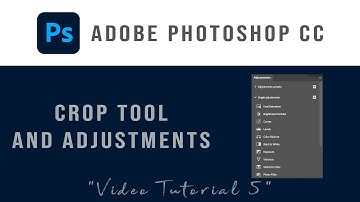 Learn Adobe Photoshop 2024 in Steps.  CROP TOOL AND ADJUSTMENTS