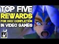 Top Five Rewards for 100% Completion in Video Games