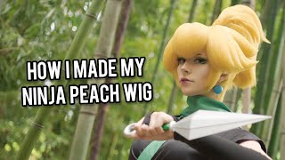 Making A Ninja Peach Wig How To Make A Ponytail Wig