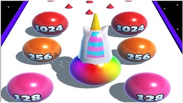 Ball Merge 2048 - Gameplay Walkthrough - Max Levels (Lvl 61-70)