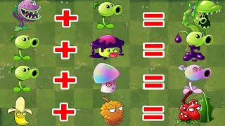 Pvz 2 Discovery - All PEA Plants Fusion & Evolution Noob - Pro Version