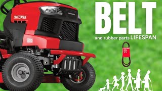 Craftsman Riding Mower Belt & Rubber Grommet Life Expectancy | T210 T2200K T3200 T4400 & other MTD