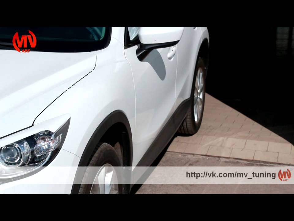 Тюнинг Mazda CX 5. Реснички на фары. Тюнинг Mazda CX 5. Реснички на фары.
