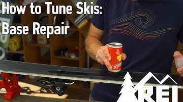 How to Tune Skis #2: Base Repair || REI