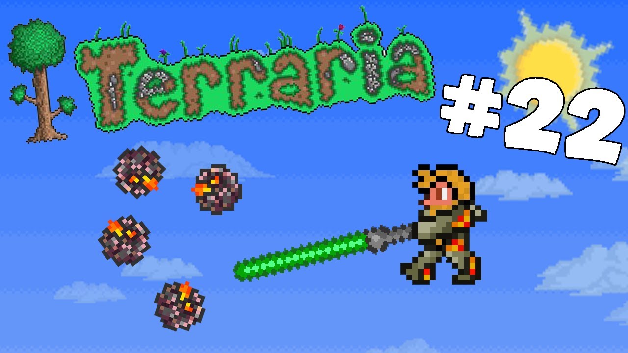 Let's Play Terraria Android Edition Crafting the Lightsaber & Getting
