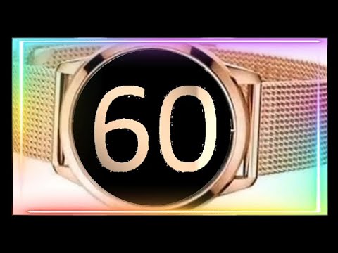 countdown timer 60 seconds with sound effect