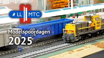30 minutes of custom LEGO trains! • LLMTC layout at Nederlandse Modelspoordagen 2025