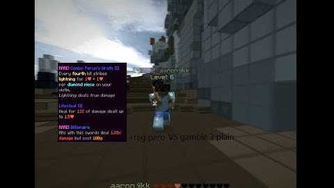window (reg/tox + gamble) | Hypixel Pit