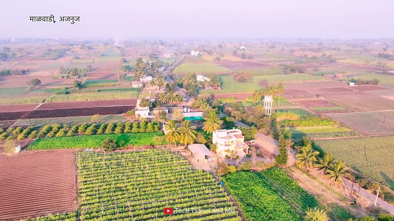 Drone view - माळवाडी, अजनुज 