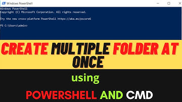 How to create multiple folder in one command | Ek bar me multiple folder kaise banaye