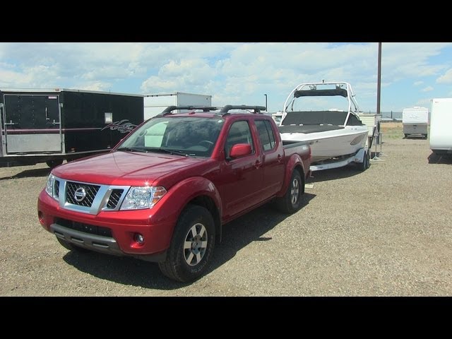 Tow Test 2013 Nissan Frontier Pro 4x Goes For 0 60 Mph With A Boat