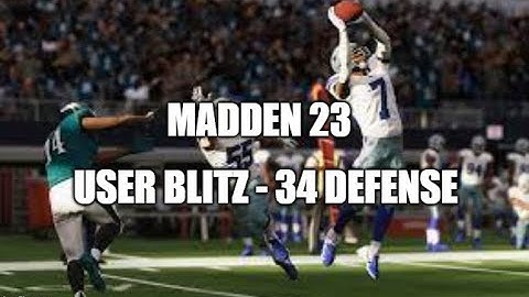 Madden 23 Glitches Cheats and Tips - User Turbo Blitz - Blocking RB - 34 Defense