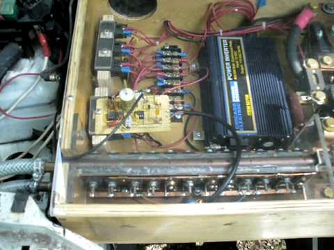 Electric Car Conversion with Home Made Controller 92 Eagle ... forklift schematic diagram 