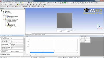 Cornell ANSYS- Transient Conduction- Setup