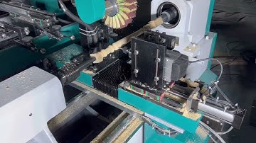 WS-L1530A Auto Feeding CNC Wood Lathe with Spindle