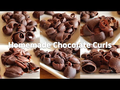 How to make Chocolate Curls  at home