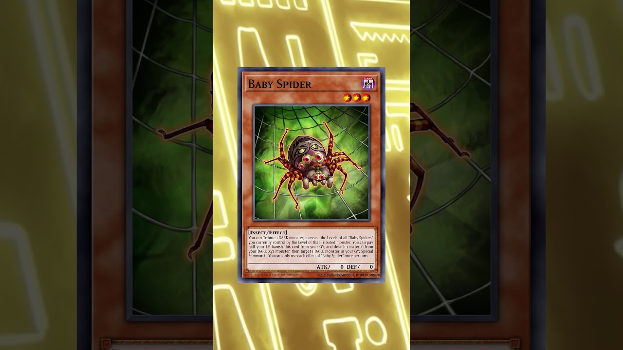 These Spider Monsters Could Be INSANE One Day In Yu-Gi-Oh! #shorts - YouTube