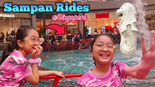 HANUM VLOG SINGAPORE - SERU!! NAIK SAMPAN DI KANAL TENGAH MALL ADA AIR TERJUN NYA! | Shafeea Hanum