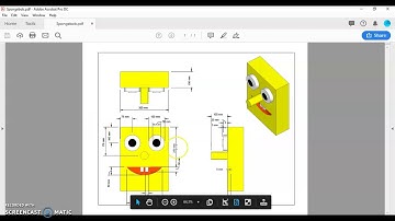 Sketchup for Schools Spongebob Thickness and Dimensions