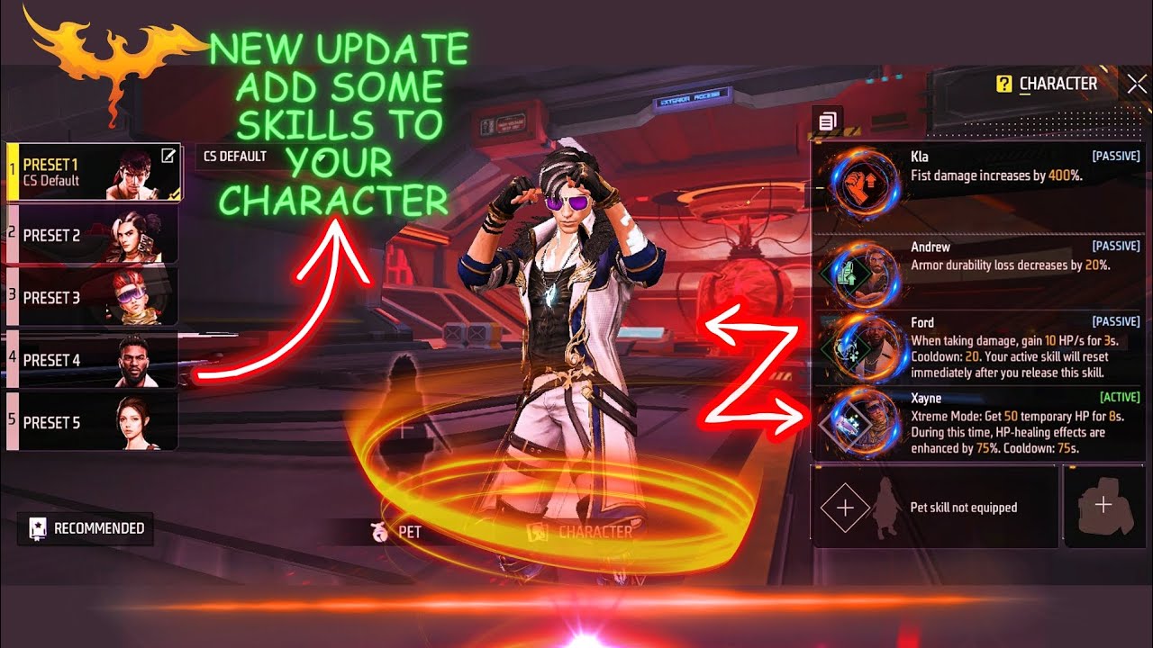 ||🥺🤯New Update Guys We can add Skills of different character to our ...