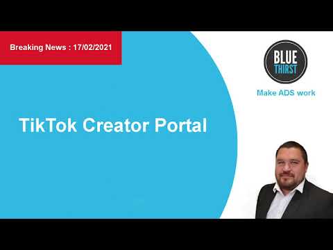 TikTok Creator Portal