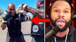 THIS IS SAD TO WATCH Floyd Mayweather REACTS To Mike Tyson NEW Training Footage At 57 Years Old