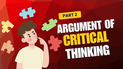 Recognizing Argument of Critical Thinking 