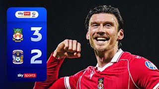 Kieffer Moore hat-trick SHOCKS Coventry City! 😱 | Wrexham 3-2 Coventry | EFL Highlights