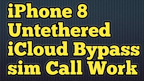 iPhone 8 untethered icloud bypass sim call working on/off Fixed iOS 13.5.1 one Click iCloud Bypass