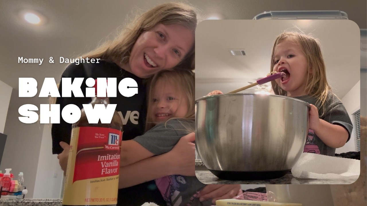 My Toddler Taste Tests Every Step While We Bake Cookies😂 ~ Mom Vlog