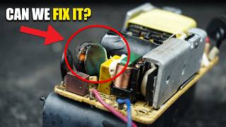 Can We Bring This Burnt 12V Power Supply Back to Life? 😳 (ASMR Repair)