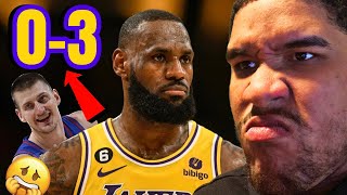 Its Over For The Lakers... Los Angeles Lakers vs Denver Nuggets Game 3 Full Highlights REACTION!!